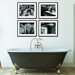 Retro Bathroom Wall Decor Farmhouse Bathroom Rustic Bathroom | Etsy