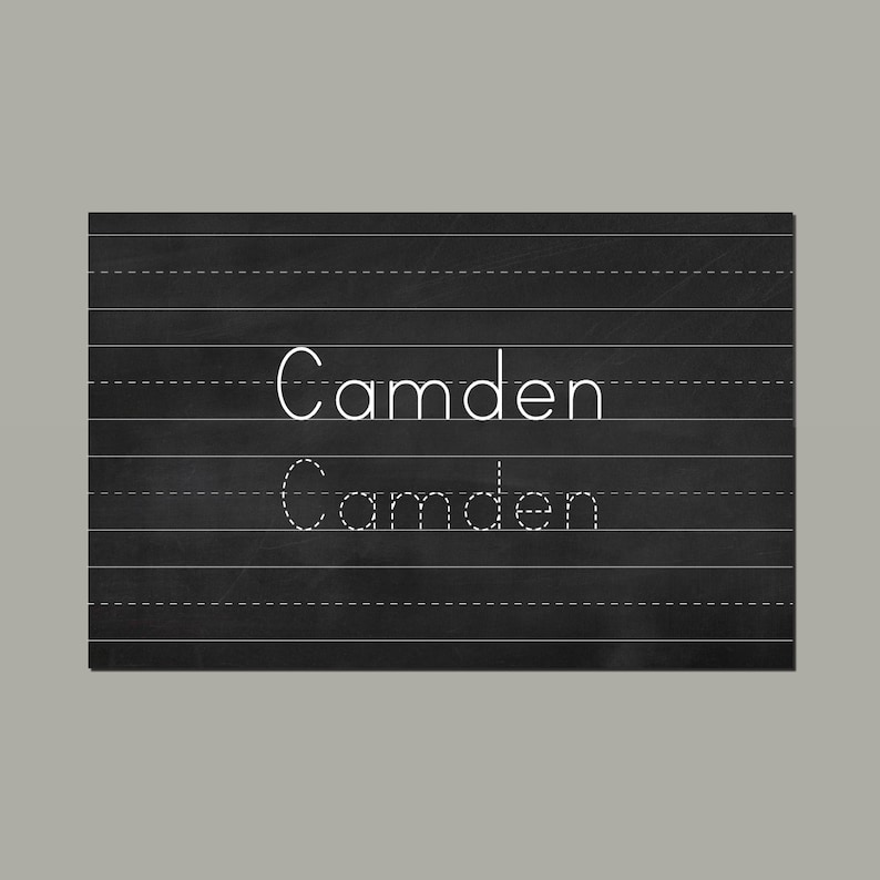 Chalkboard Personalized Placemat