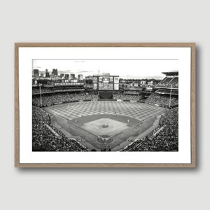 Atlanta Braves Stadium Mercedes Benz Stadium Ballpark, Baseball Wall Decor, Baseball Decor, Baseball Canvas, Baseball Print, Baseball Decor