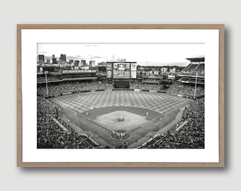 Atlanta Braves Stadium Print: Baseball Park Wall Decor