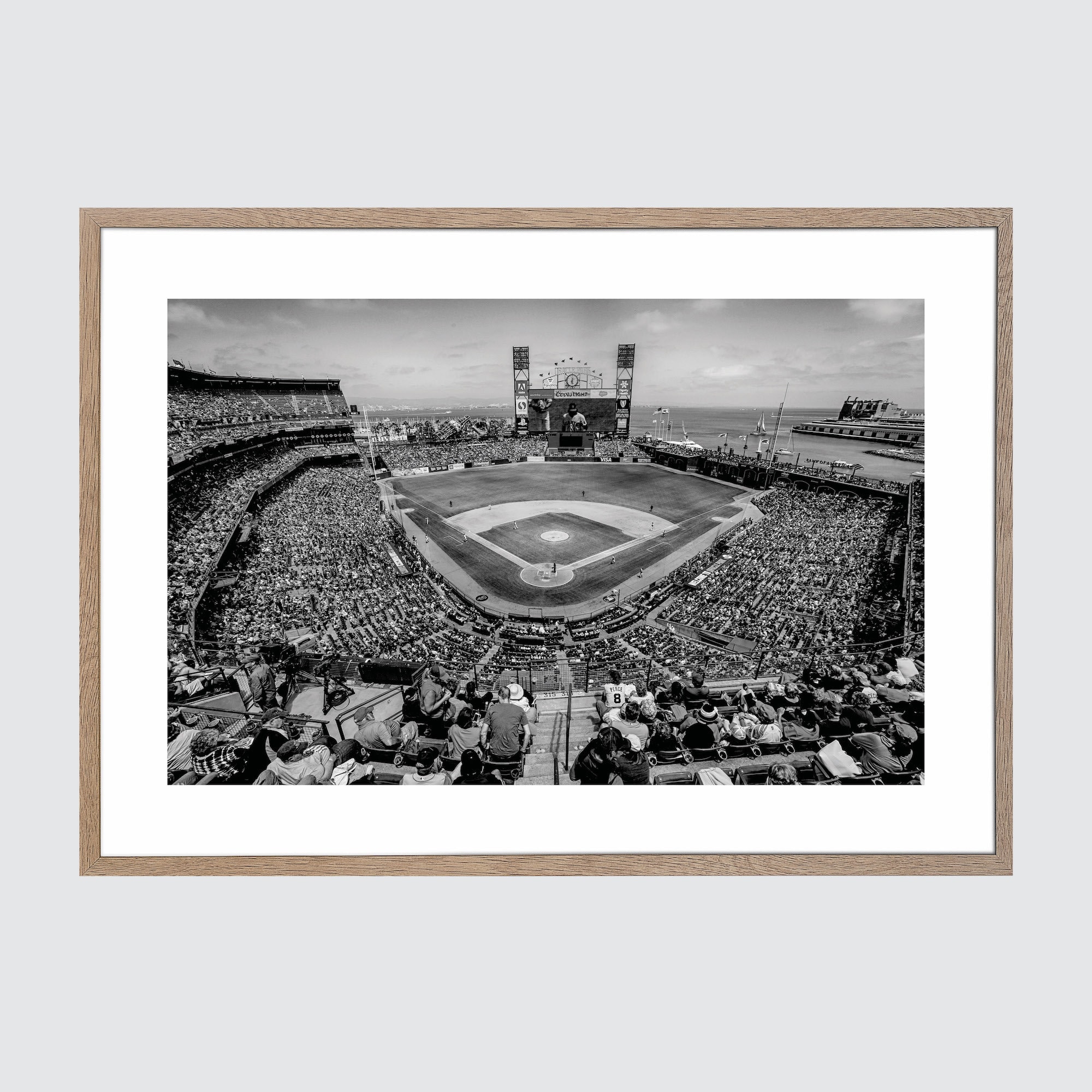San Francisco Giants Oracle Park AT&T Park, Baseball Stadium, Baseball Wall Decor, Baseball Decor, Baseball Canvas, Baseball Print