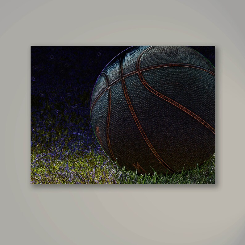 Sport Ball Art Set of 4 Sports Decor Sports Wall Art Sport Etsy