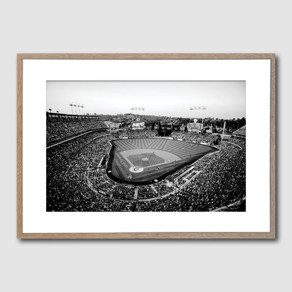 Los Angeles Dodgers Stadium Dodgers Stadium Print Dodgers | Etsy