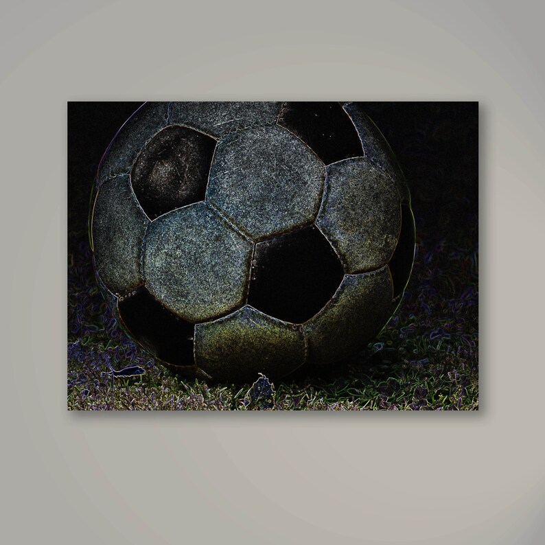 Sport Ball Art Set of 4 Sports Decor Sports Wall Art Sport Etsy