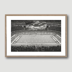 Dallas Cowboys Stadium Print: Football Canvas Wall Art