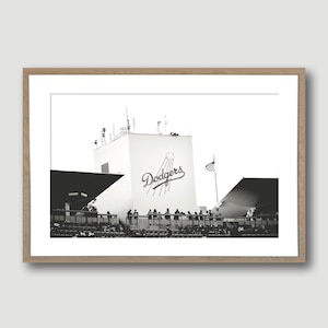 Dodger Stadium, Los Angeles Dodgers Sign, Dodgers Stadium Print, Dodgers Poster, Dodgers Canvas, LA Dodgers Stadium, Dodgers Print