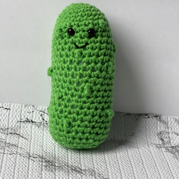 Emotional Support Pickle Crochet Pattern Etsy