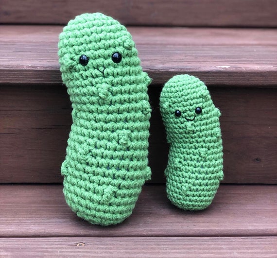 Crochet Pickle Cucumber 