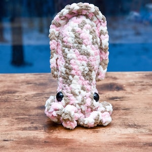 Crochet Cuttlefish Plush, Squid Stuffed Animal, Octopus Plushie, Toy for Boy, Birthday Gift for Him or Her, Stuffy for Girl, Amigurumi Toys