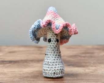 Small Mushroom Crochet - Plush stuffed toy Amigurumi Fungi