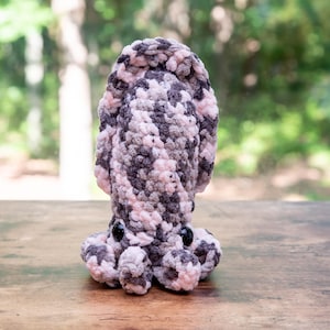 Crochet Cuttlefish Plush, Squid Stuffed Animal, Octopus Plushie, Toy for Boy, Birthday Gift for Him or Her, Stuffy for Girl, Amigurumi Toys