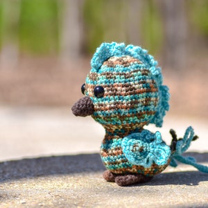 Crochet Bird, Handmade Cute Bird Toy, Avian Home Decor, Amigurumi Crocheted Birds, Plush Toy Stuffed Animal, Birthday Gift for Boy or Girl