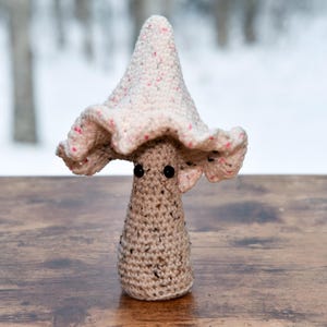 Mushrooms Crochet Plush, Stuffed Mushroom Plushie, Handmade Fungi Toy, Amigurumi Gift for Boy or Girl, Birthday Gift for Child