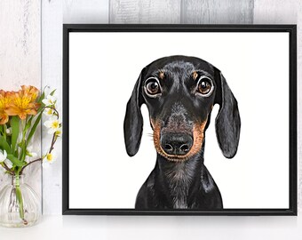 Personalized pet portrait for Mothers day, gift for her, printable print for women, custom pet portrait print | Digital file within 24 hours