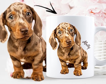 Custom Pet Portrait Mug, Custom Pet Oil Art Mug, Dog Coffee Mug, Pet Coffee Cup, Custom Cup, Personalised Mug