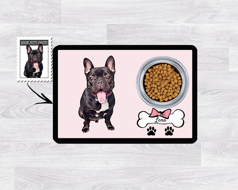 Custom Pet Placemat Dog Food Mat dog Placemat Cat bowl Mat Etsy