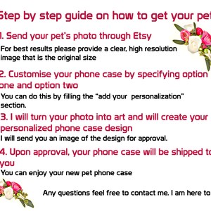 Custom pet phone case, dog iPhone 17 / 16/ 15 case gift for pet owner, dog illustrated,pet memorial gift, Personalized pet Samsung S25 case zdjęcie 8