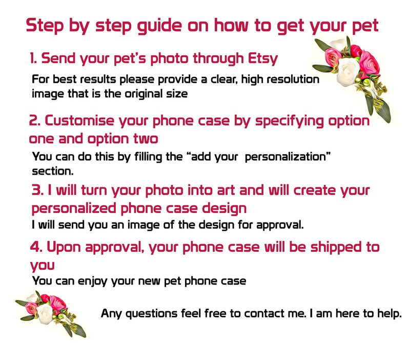 Custom pet phone case, dog iPhone 17 / 16/ 15 case gift for pet owner, dog illustrated,pet memorial gift, Personalized pet Samsung S25 case zdjęcie 8