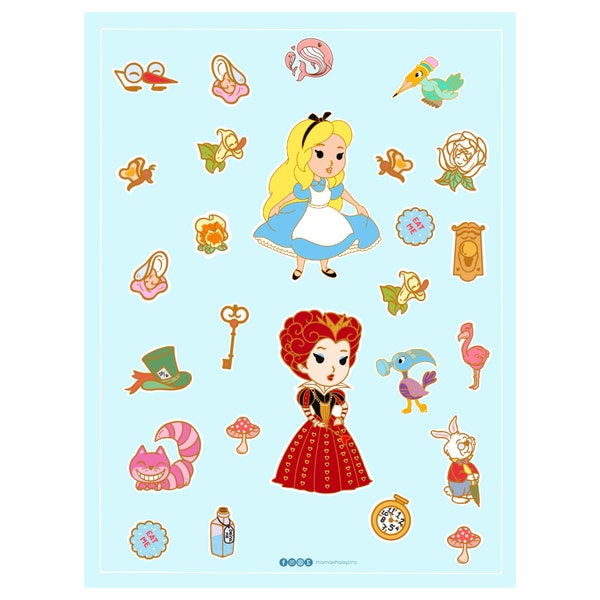 WONDERLAND STICKERS