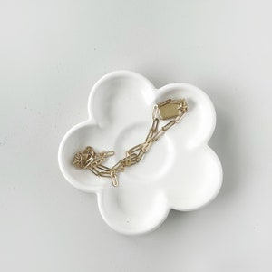 Flower Catch All Tray, Decorative Tray, jewelry dish, trinket tray