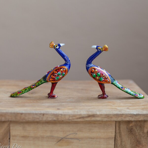 Peacock Figurines Etsy