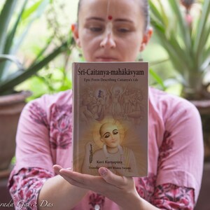 Sri-Caitanya-mahakavyam , Epic poem Describing Caitanya's Life .Krishna Book, Hare Krishna book, Spiritual book, Vedic books