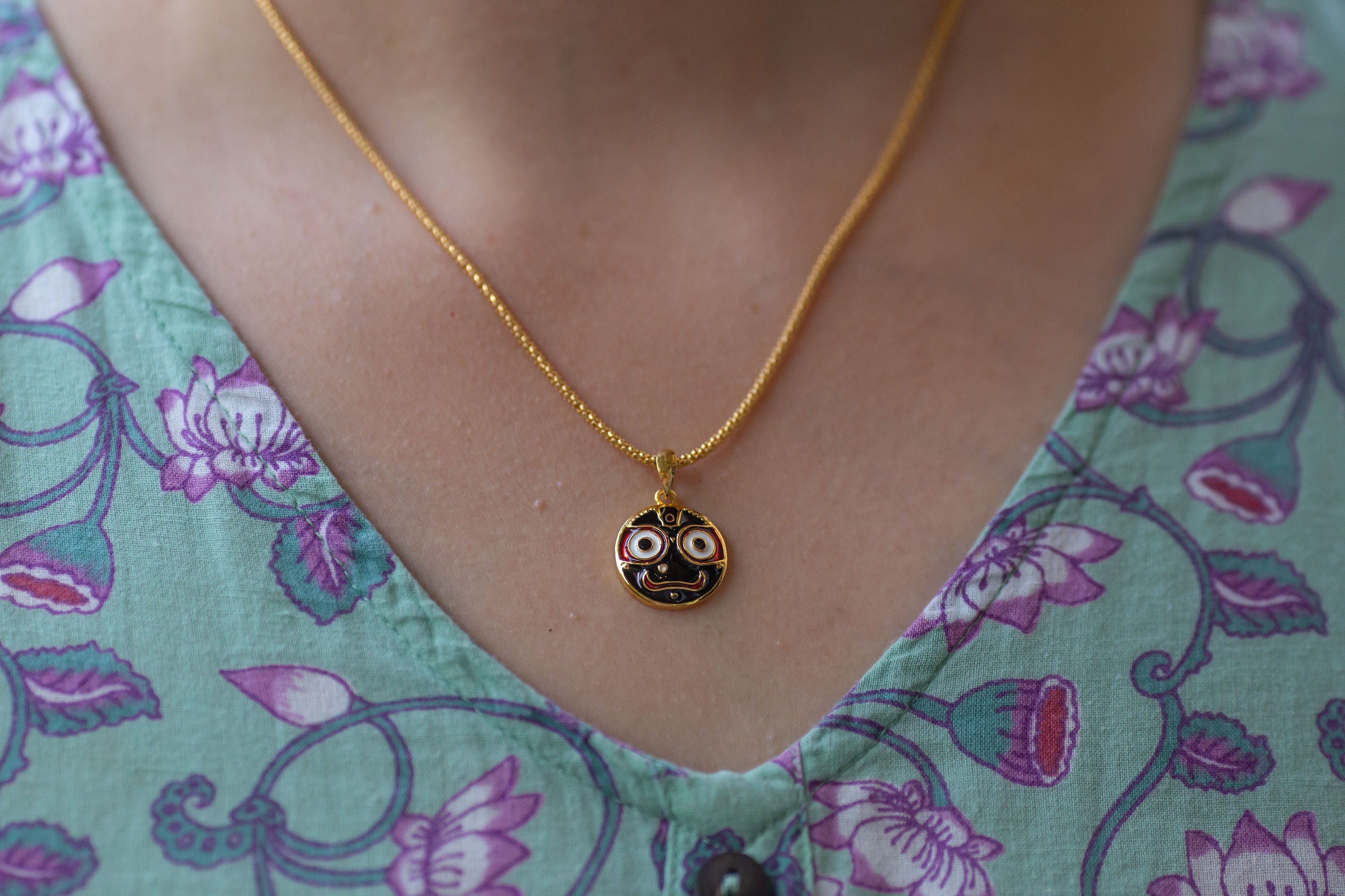 Jagannath cheap pendant gold
