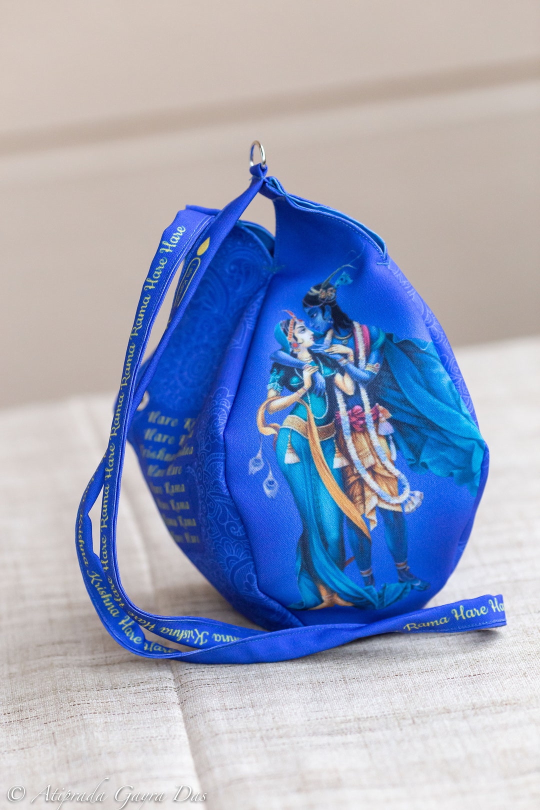 Buy Hare Ram Hare Krishna Radha Sanskrit Chant Prayer Mala Bag Hindu