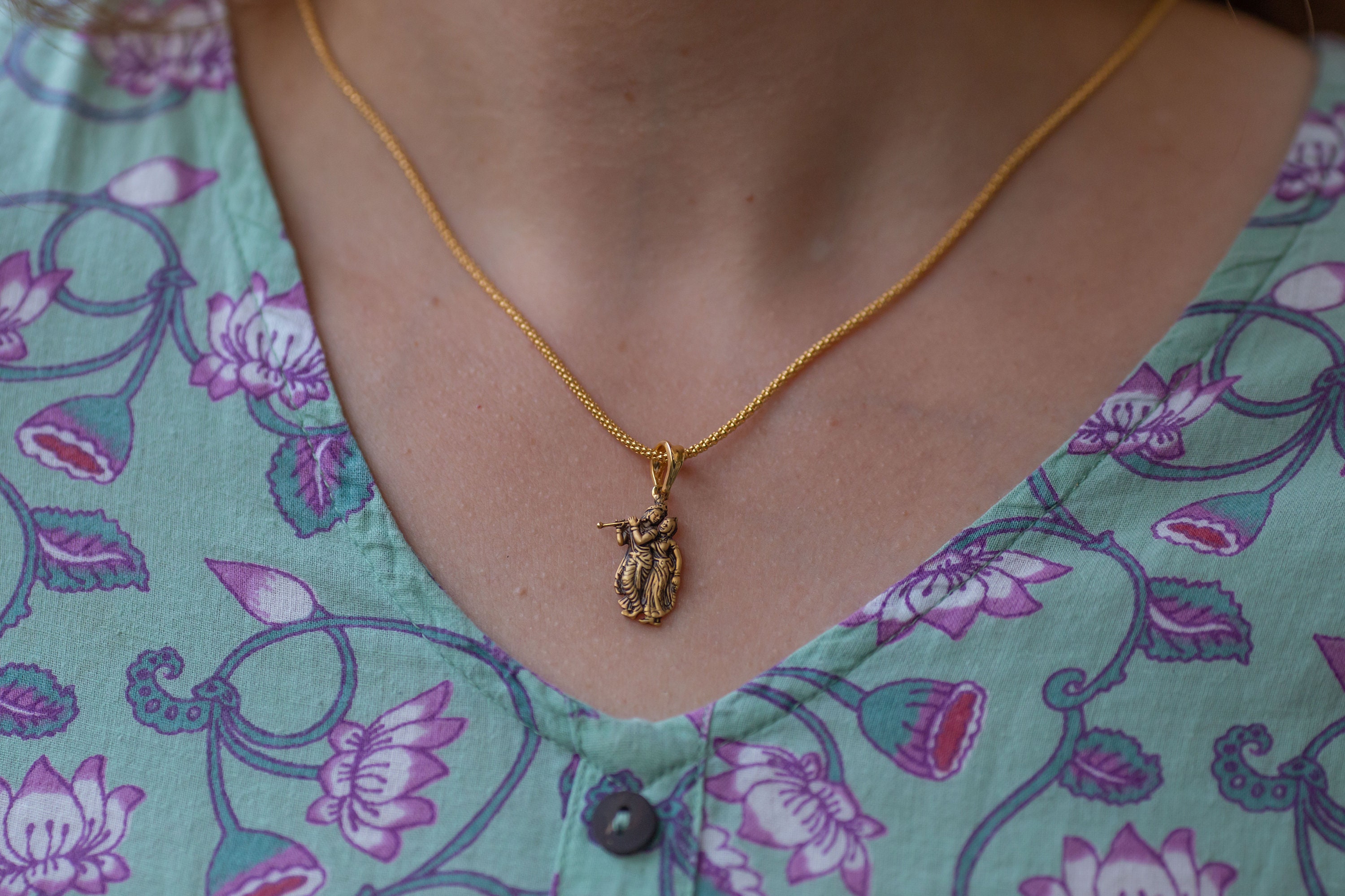 Jagannath cheap pendant gold