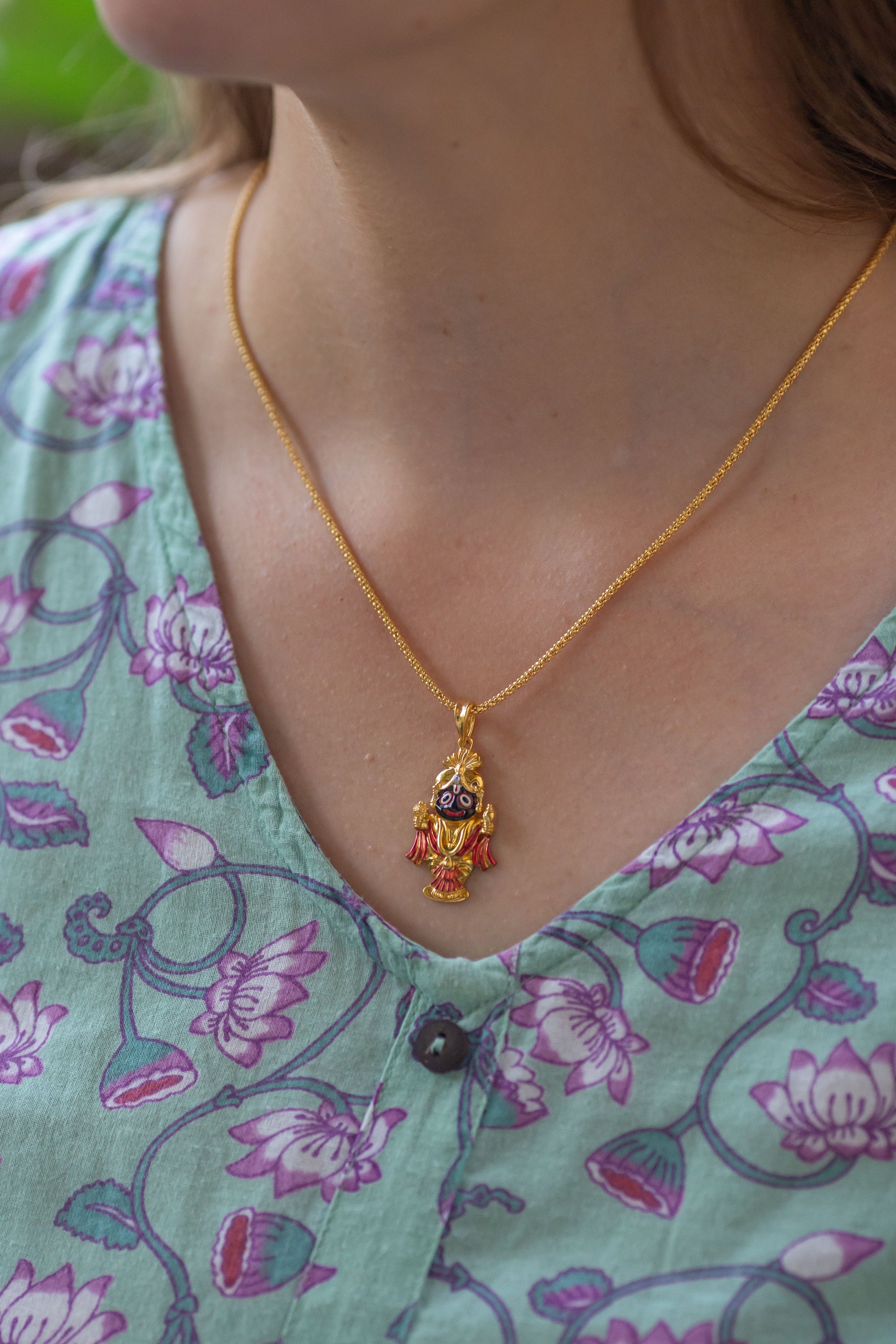 Jagannath pendant gold deals