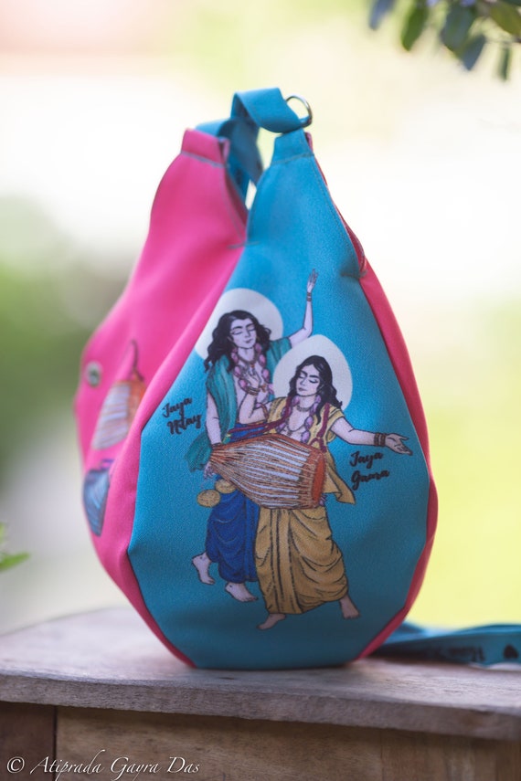 Hare Krishna Food For Soul Radhe Printed Gomukhi Japa Cotton Bag with Jaap  Mala-Bead Bag-Mala Bag-Iskcon Jholi-Jaap Mala Bag-Japa Bag with sakshi mala  : Amazon.in: Home & Kitchen