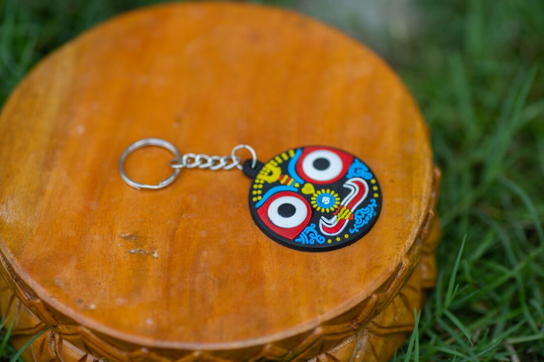 Jagannath Keychain Radha Krishna Krishna Style Etsy UK