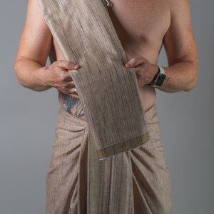 Stylish set Dhoti Chadr, Khadi Cotton High Quality ,Krishna Style, Spiritual clothing