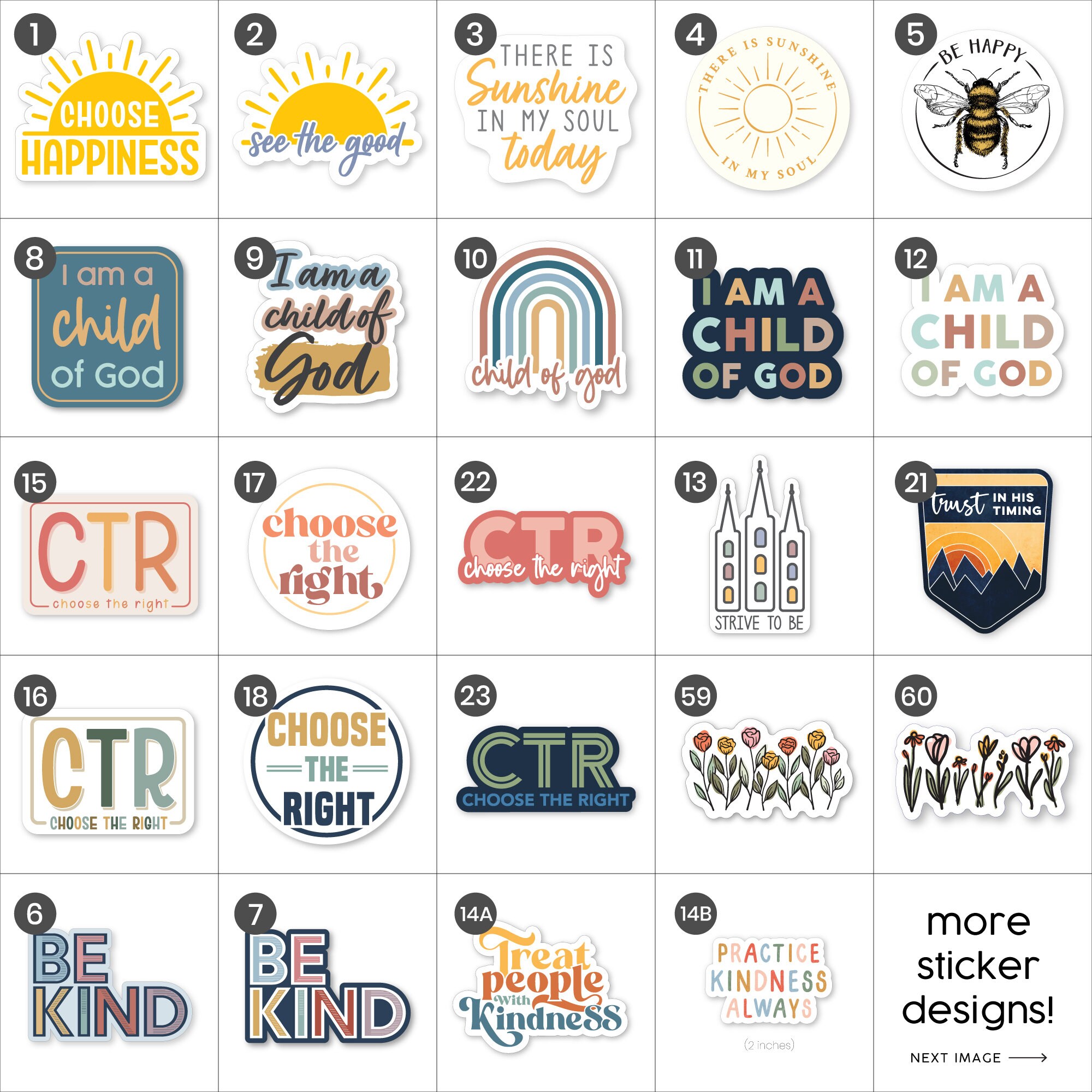 LDS Create Your Own Sticker Pack LDS Stickers for - Etsy