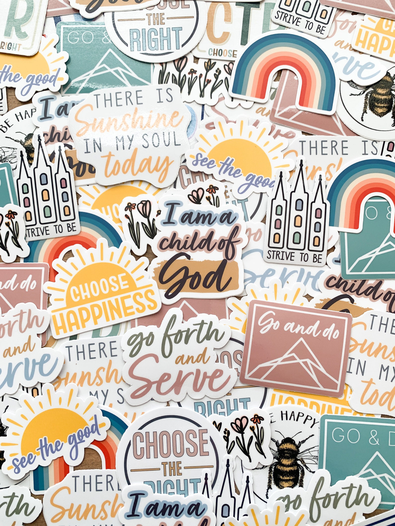 LDS Create Your Own Sticker Pack LDS Stickers for Etsy