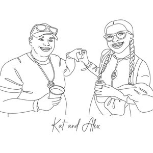 Custom Line Art Portrait: Personalized Minimalist Illustration (Physical Print) image 7