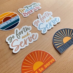 LDS Stickers | Missionary Stickers | Latter Day Saint Missionary Stickers | Religious Stickers | LDS Missionary Gift | Called to Serve