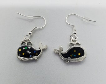 Cosmic Whale Earrings