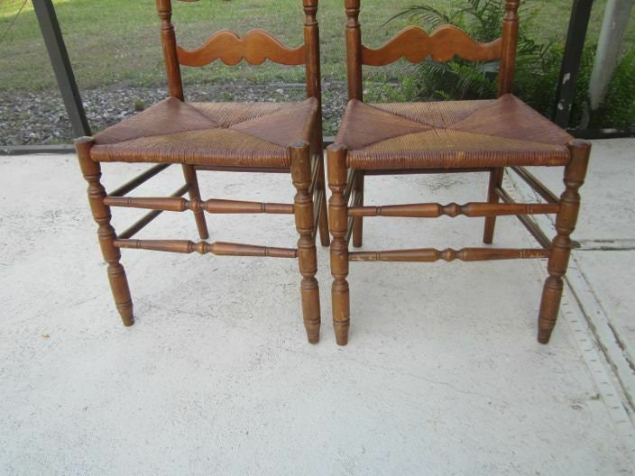 Ethan allen 2024 ladder back chairs