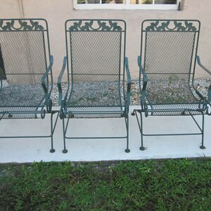Briarwood coil spring patio chair woodard outlet