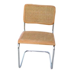 Cane Chrome Mid Century Modern Marcel Breuer Style Cane Cesca Chrome Cantilever ChairShipping Is Not Free