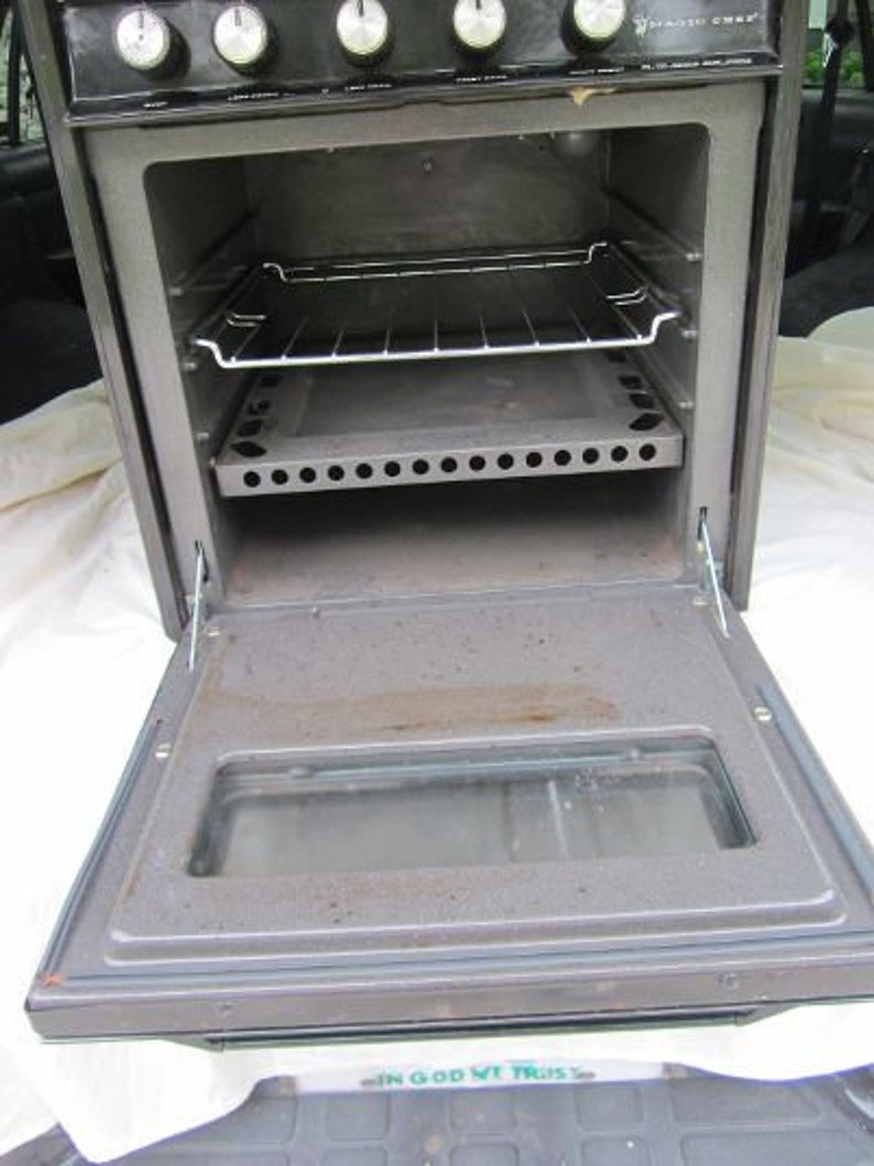 Vintage Magic Chef RV Camper 4 Burner Gas Propane Range Stove Etsy