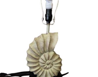 Faux Seashell Table Lamp Coastal Nautical