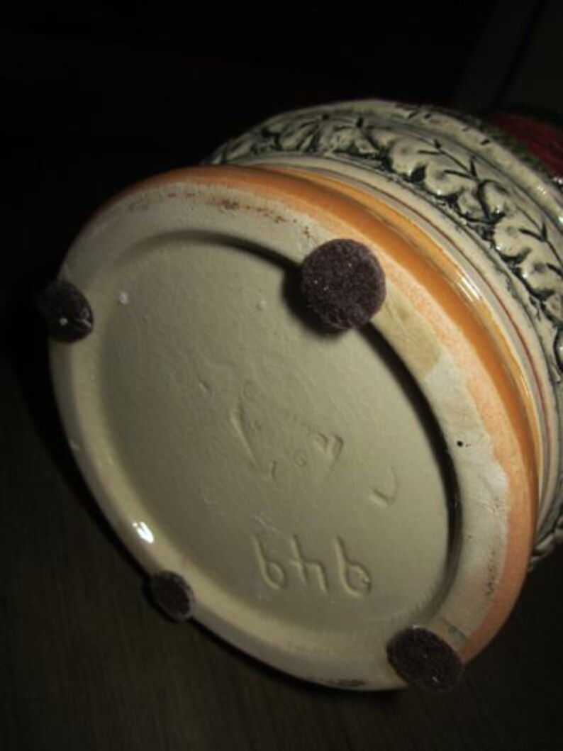 Vintage Original King Fox Handle German Lidded Beer Stein Mug Etsy