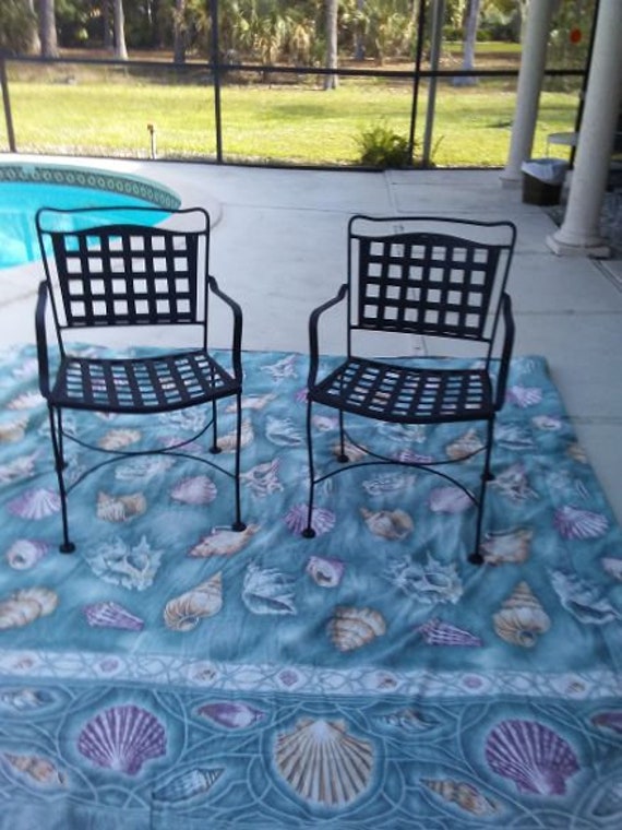 Vintage 1940s John Salterini Wrought Iron Outdoor Patio Chair Vintage 1940s John Salterini Wrought, Salterini Style Patio Furniture