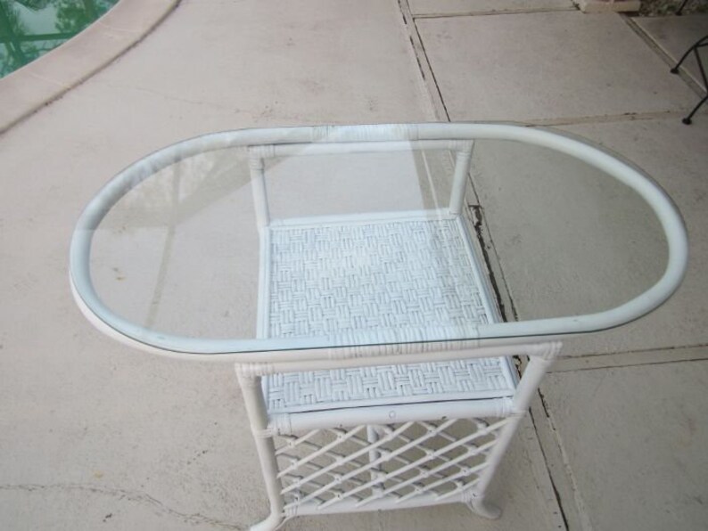 Bamboo Rattan Set Oval Table Two Chairs Honeymoon Set Etsy