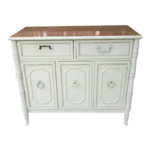 Lenoir House Style Hollywood Regency Faux Bamboo Buffet Server