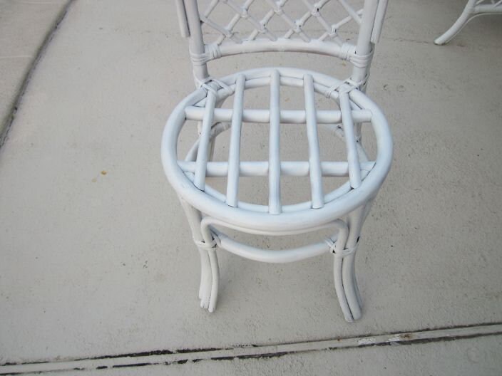 Bamboo Rattan Set Oval Table Two Chairs Honeymoon Set Etsy UK