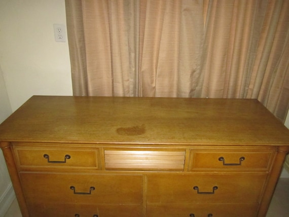 Vintage Bassett Furniture 7 Drawer Dresser Circa 1950 S Does Not Include Shipping
