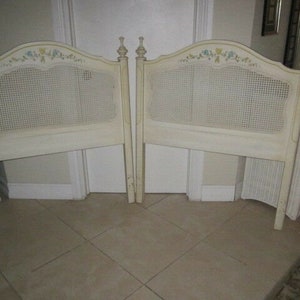 Hollywood Regency Twin Headboard Henry Link Hand Painted Set Of Two Shipping is not IncludedShipping is not included